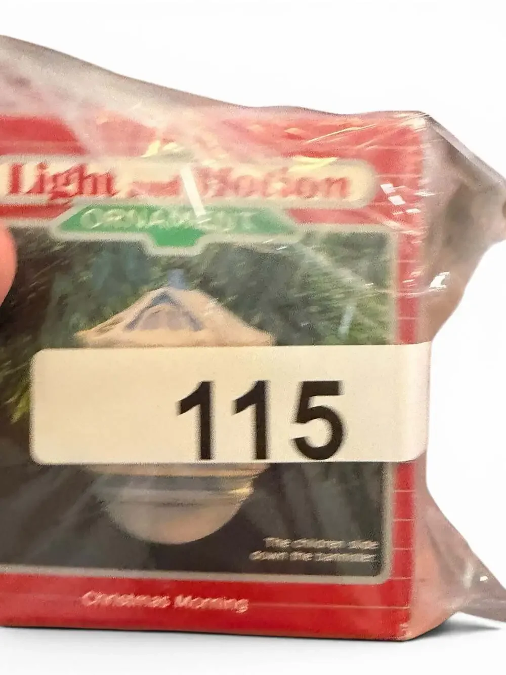 1987 Hallmark Keepsake Magic Light and Motion Ornament Christmas Morning